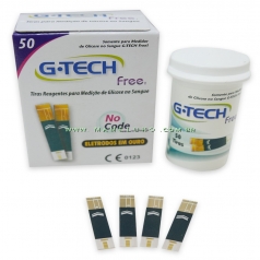 TIRAS PARA GLICEMIA G-TECH NO CODE